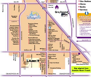 [Anaheim Resort Map]